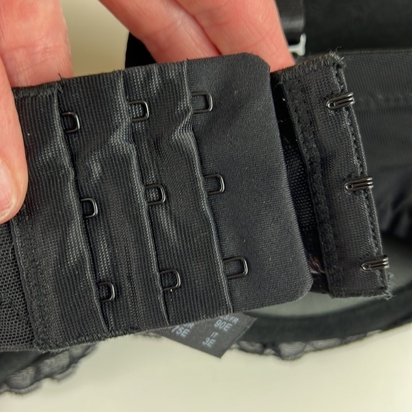 Nwt Secret Possessions Black Padded Bra 34DD - Picture 8 of 8